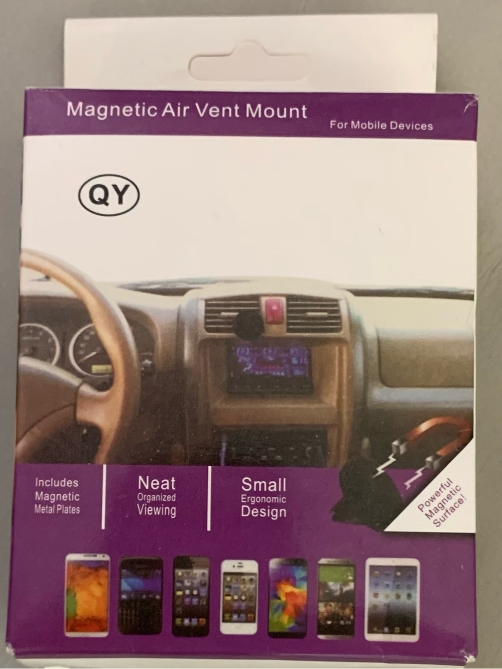 Cell Phone Magnetic Air Vent Mount for Mobile Devices